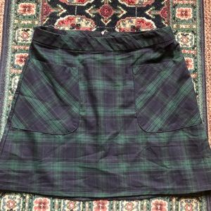 plaid skirt
